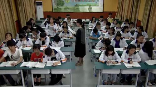 《一滴水经过丽江》部编版语文八年级下册课堂教学视频实录-执教老师-张苏颍