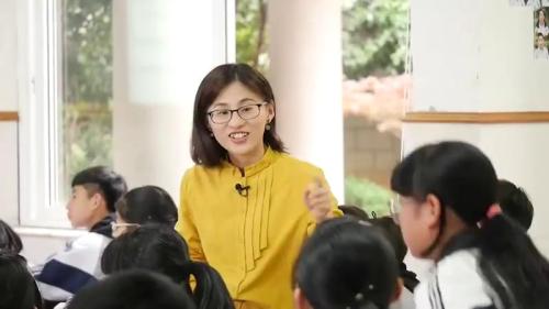 《课外古诗词诵读 子衿》部编版语文八年级下册课堂教学视频实录-执教老师-林丽芳