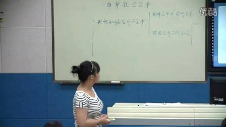 人教版初中思想品德八下《维护社会公平》湖南宋莹